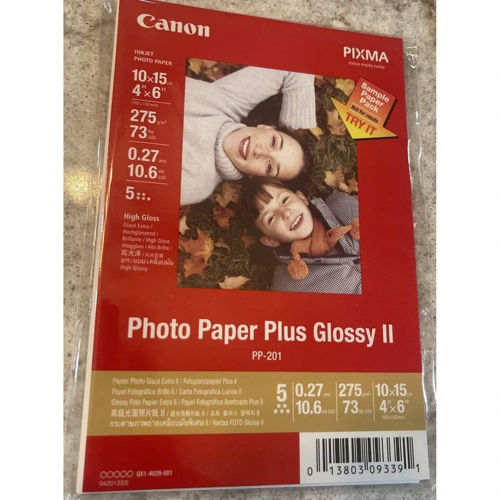 Canon Photo Paper Plus Glossy Glossy ll 4